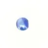 Bouton à pieds boule nacrée bleu azur x30 - 12 mm