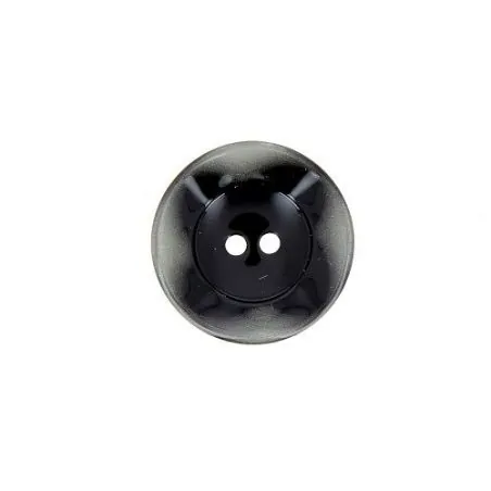 boutons noir 18 mm cuvette bord gondolé x30