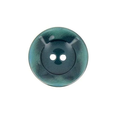 boutons vert 18 mm cuvette bord gondolé x30