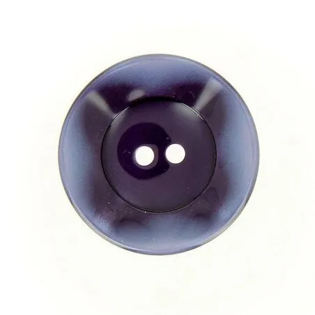 Boutons violet cuvette bord gondolé x20 - 27 mm