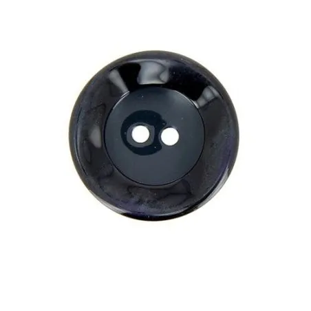 Bouton cuvette noir x10 boutons - 34 mm - bord gondolé