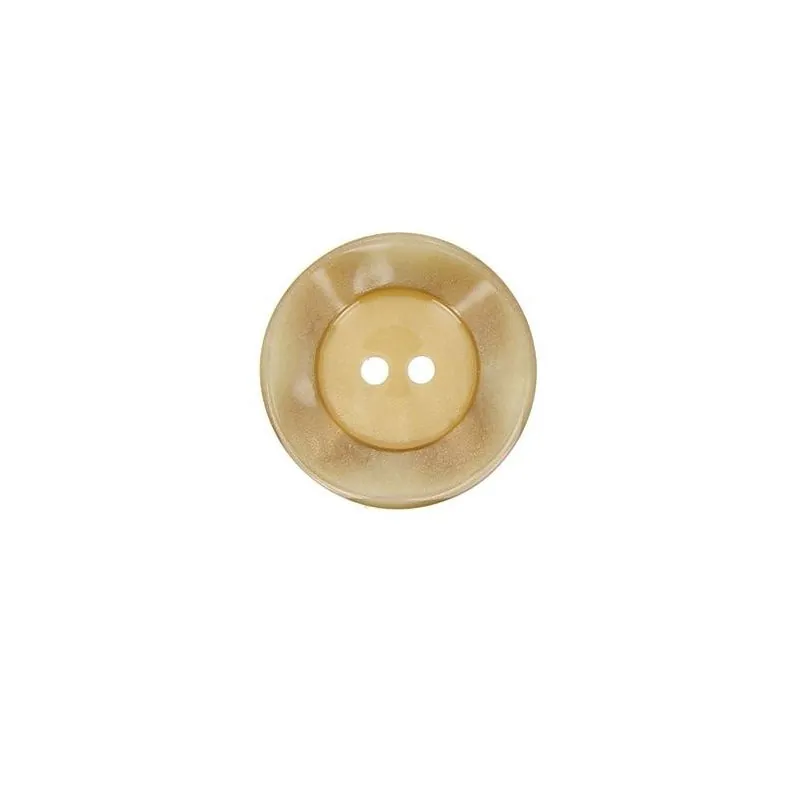 Bouton cuvette beige clair x10 boutons - 34 mm - bord gondolé Bouton cuvette beige clair x10 boutons - 34 mm - bord gondolé