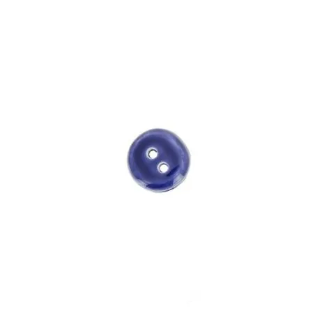 boutons bleu 2 trous x30 - 10 mm