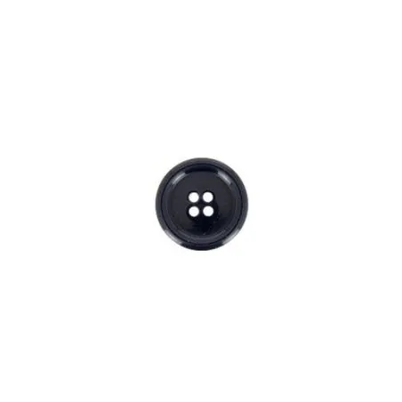 boutons noir profond 4 trous veste x30 -15 mm