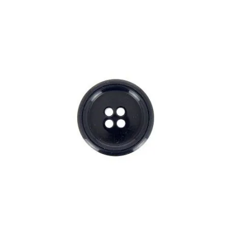 boutons 4 trous noir gris veste x30 - 20 mm