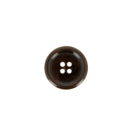 boutons 4 trous marron bistre veste x30 - 20 mm
