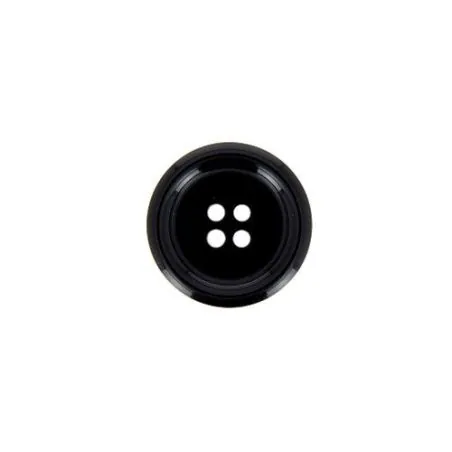 boutons 4 trous noir veste x30 - 22 mm