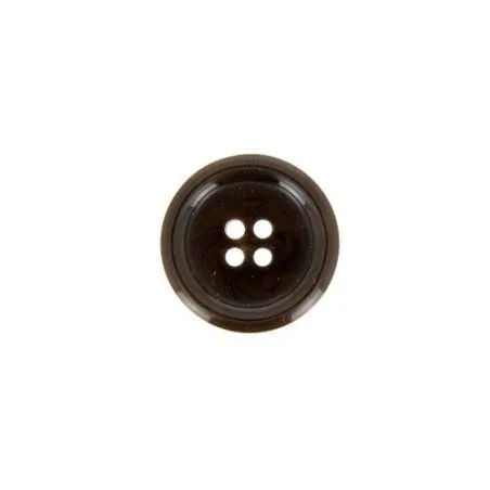 boutons 4 trous marron café veste x30 - 22 mm