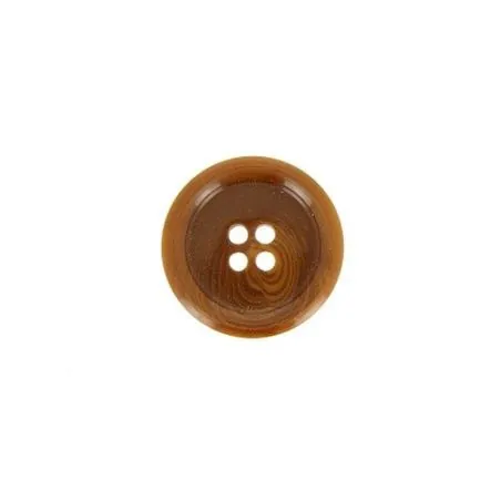 boutons 4 trous marron caramel veste x30 - 22 mm
