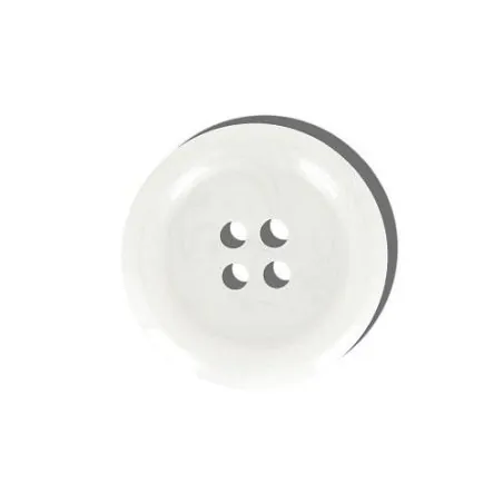 Boutons blanc 4 trous pour veste x20 - 25 mm 