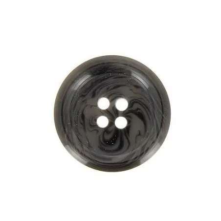 Boutons gris 4 trous pour veste x20 - 25 mm 