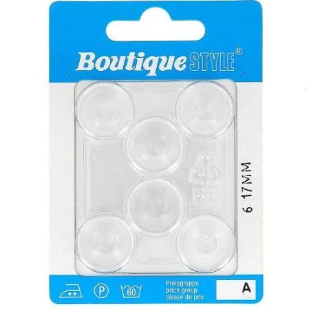 Carte 6 boutons 17mm code prix A -pos 6