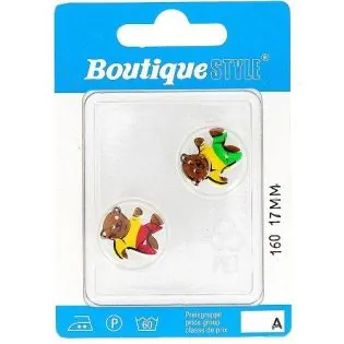Carte 2 boutons 17 mm code...