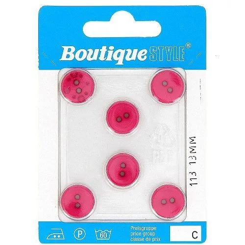 Carte 6 boutons 13 mm code prix C -pos 113