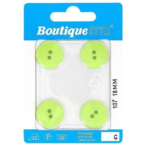 Bouton : 18 mm : x4 : Code prix (C) : Position (107)