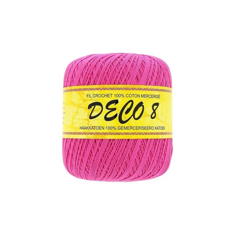 6 pelotes 100 gr - 100% coton à crocheter couleur 6 pelotes 100 gr - 100% coton à crocheter couleur