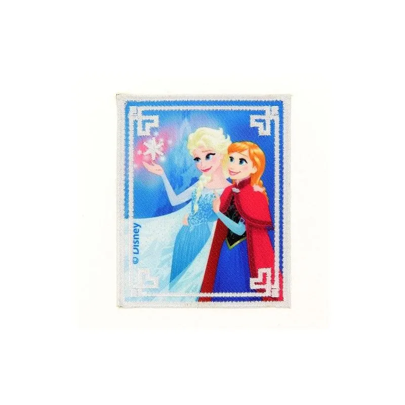 Ecussons broderie Elsa et Anna La reine des neiges Disney