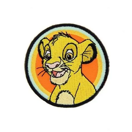 Ecussons Simba portrait Le Roi Lion Broderie Disney
