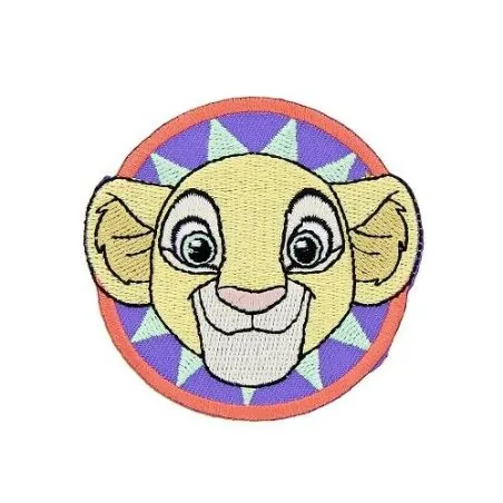 Ecussons Simba baam clair Le Roi Lion Broderie Disney