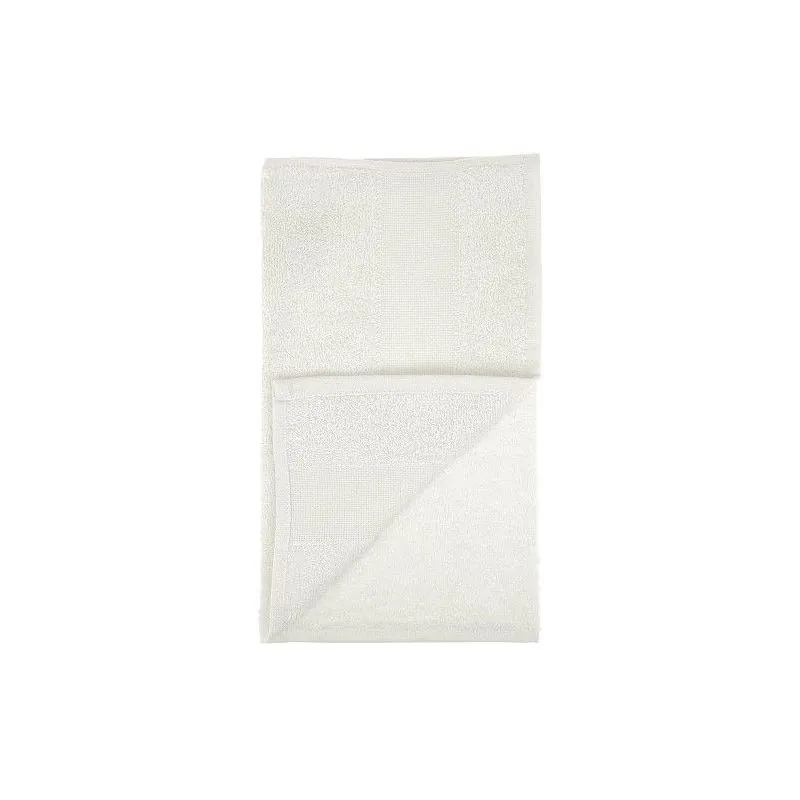 Serviette éponge blanc invité 30 x 50 cm