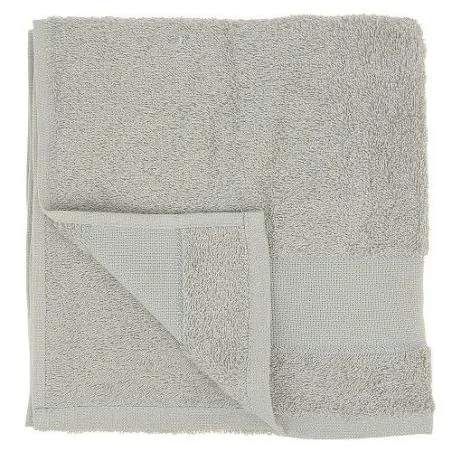 Serviette de toilette grise 50 x 100 cm