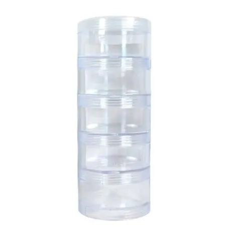 Boîte de rangement : Cylindrique : Moyen : Plastique : Transparent Boîte de rangement : Cylindrique : Moyen : Plastique : Transparent