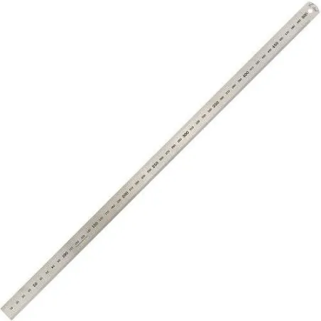 Réglet acier souple 50 cmx1.9 cm -usage domestique