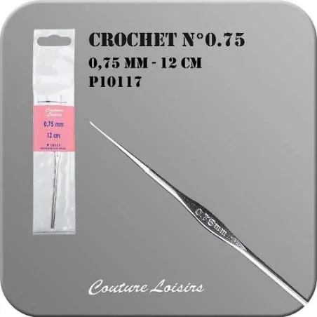 Crochet - 12cm - n°0.75