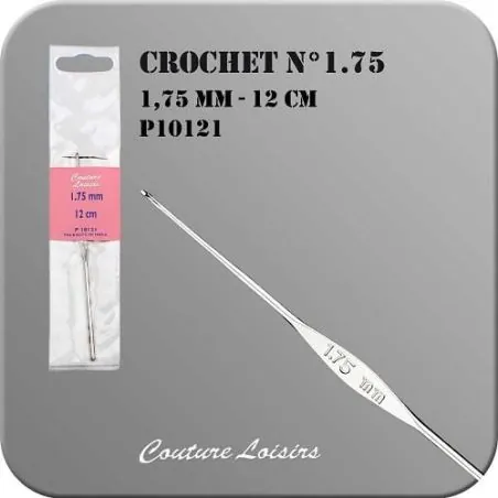 Crochet - 12cm - n°1.75