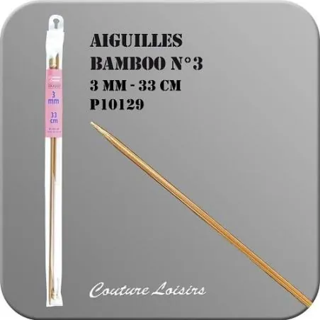 Aiguilles Bambou - 33 cm - n° 3
