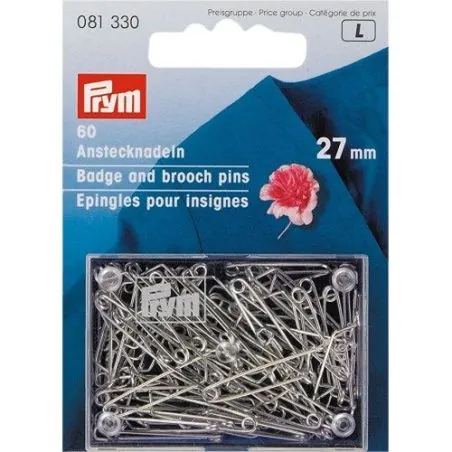 Epingle pour broche : 27 mm : Acier : x60 Epingle pour broche : 27 mm : Acier : x60