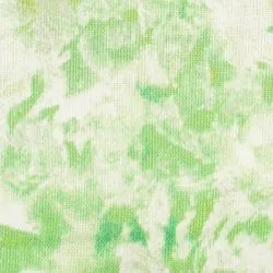 Coton patchwork marbré vert anis zoom