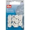 Carte 30 Boutons chemisiers poly. imitation 11mm