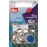 Bouton Ã  recouvrir : Outil de pose inclus : 11 mm : Laiton : x7