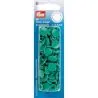 Boutons pression color snaps vert 12,4 mm