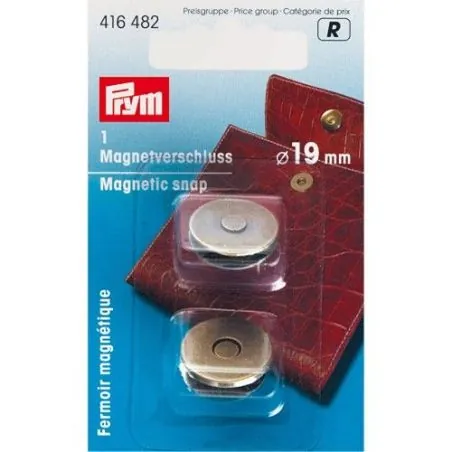 Fermoir magnétique 19 mm laiton antique