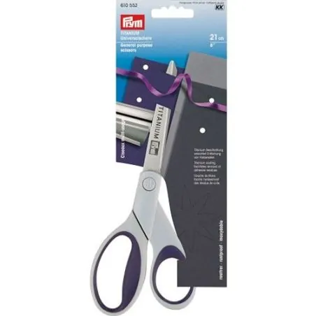 Ciseaux : Multi-usages : "Titanium" : 21 cm Ciseaux : Multi-usages : "Titanium" : 21 cm