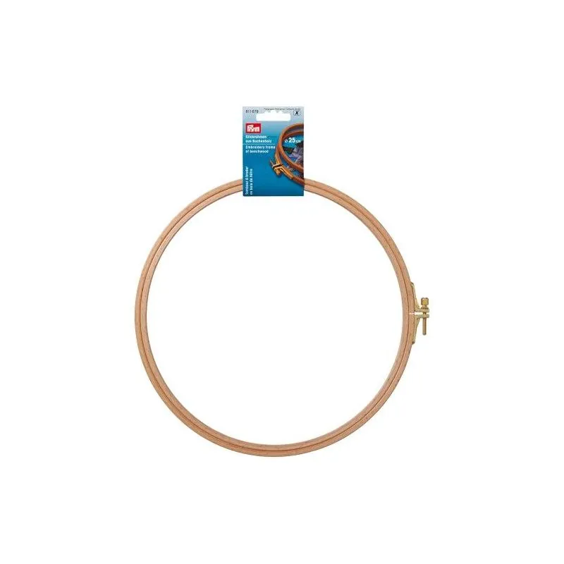 Tambour à broder hêtre 8 mm x 25,0 cm Tambour à broder hêtre 8 mm x 25,0 cm