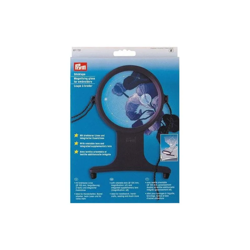 Loupe à broder avec corde Loupe à broder avec corde