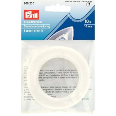 Entoilage support droit - fil 10 mm blanc