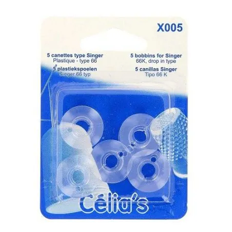 Canette : "Singer" : Type 66 : x5 Canette : "Singer" : Type 66 : x5