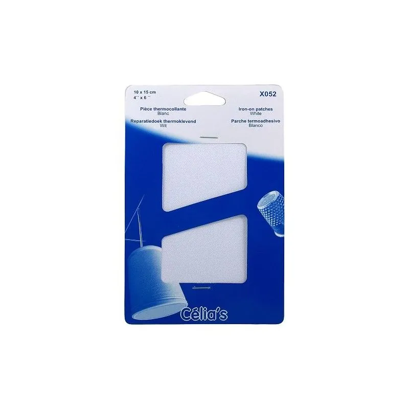 Pièce thermocollante blanc Pièce thermocollante blanc