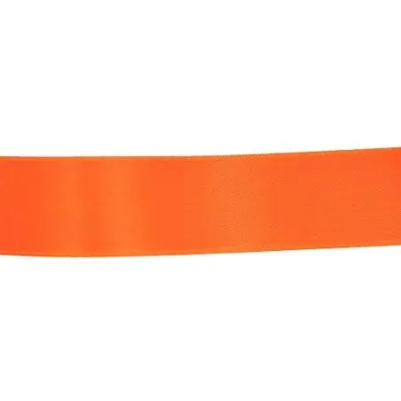 Disquette 100 m Ruban satin orange 6.5 mm Disquette 100 m Ruban satin orange 6.5 mm