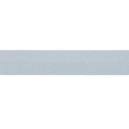 Ruban Biais Jersey gris clair - 20 m - 20 mm