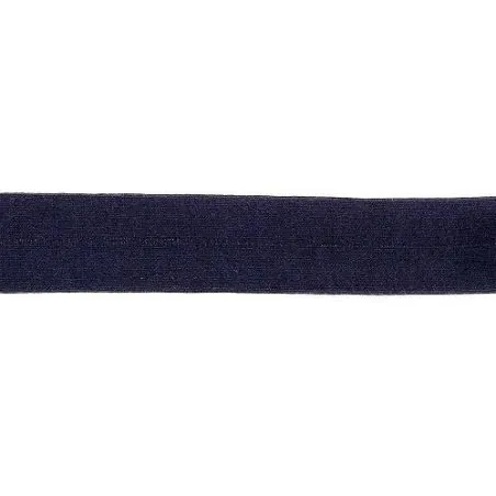 Ruban Biais Jersey bleu marine - 20 m - 20 mm Ruban Biais Jersey bleu marine - 20 m - 20 mm