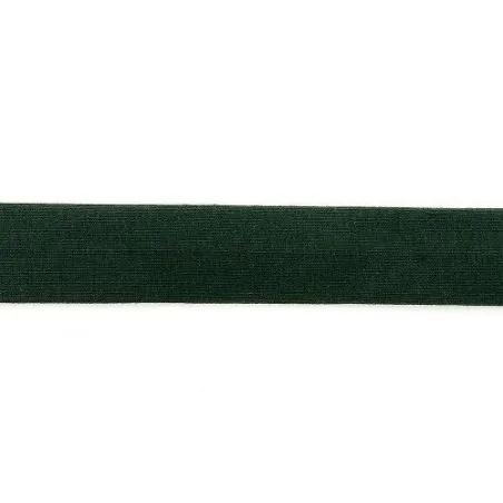 Ruban Biais Jersey vert bouteille - 20 m - 20 mm