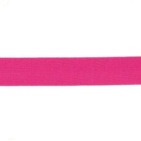 Ruban Biais Jersey rose fuschia - 20 m - 20 mm