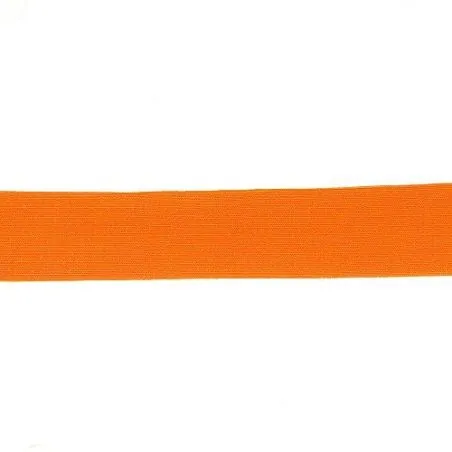 Ruban Biais Jersey orange - 20 m - 20 mm