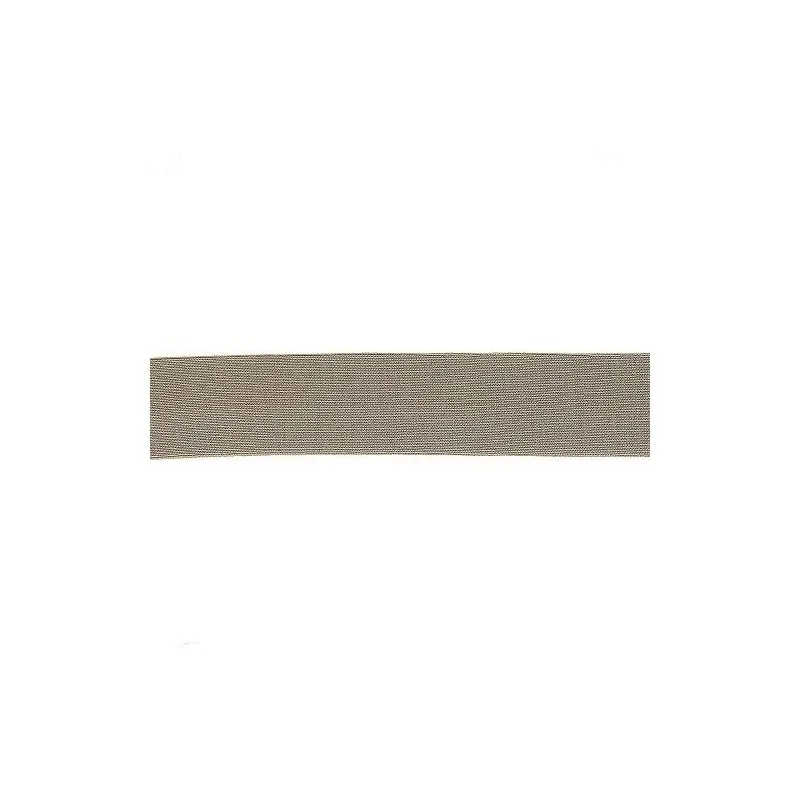 Ruban Biais coton Jersey gris - 20 m - 20 mm Ruban Biais coton Jersey gris - 20 m - 20 mm