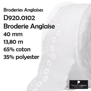 Disquette 13.50 m Broderie...
